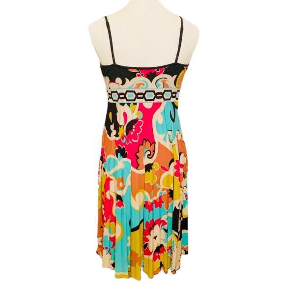 Nicole by Nicole Miller Colorful Dress Size 4 - Picture 3 of 7